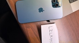 Good
													Apple iPhone 12 Pro Max - Unlocked, Pacific Blue, 128 GB, A2342, photo 5 of 19