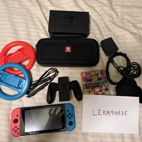 Nintendo Switch - 32 GB, Red & Blue