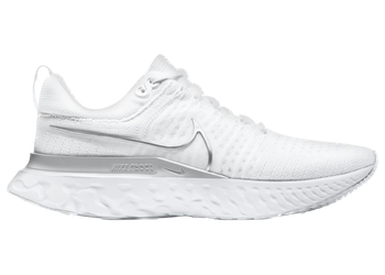 Nike React Infinity Run Flyknit 2 White Metallic Silver (Women's) for sale