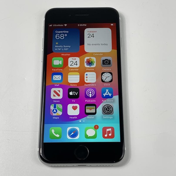 Apple iPhone SE 2nd Gen 2020 - Unlocked, White, 64 GB, A2275