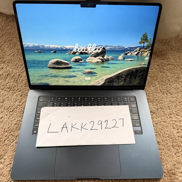 MacBook Air 2023 (M2) - 15 inch - 256 GB, Midnight, 16 GB, Apple M2
