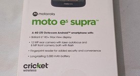New
													Moto E5 Supra - Cricket, Black, 32 GB, 3 GB, photo 2 of 2