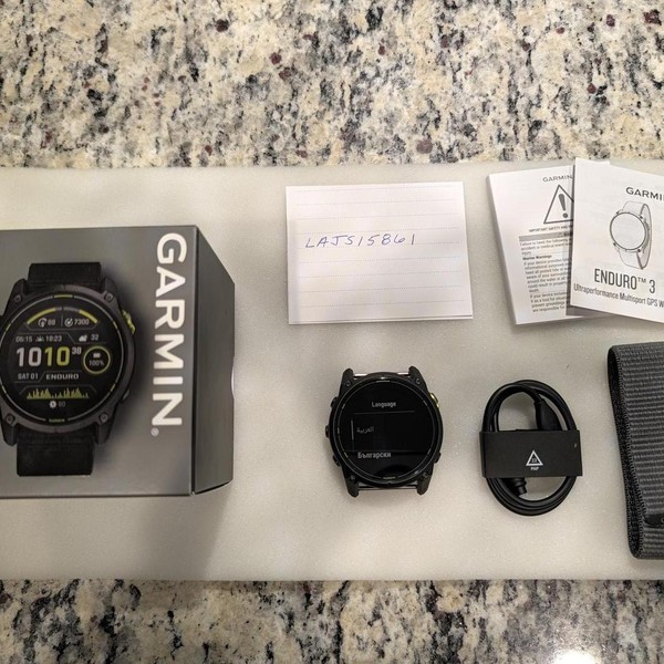 Garmin Enduro 3 - Carbon Gray
