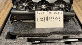 Used
													EVGA GeForce RTX 3080 - 10G-P5-3897, FTW3 Ultra Gaming, photo 1 of 5