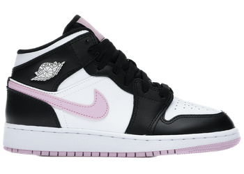Jordan 1 Mid White Black Light Arctic Pink (GS) for sale