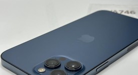 Good
													Apple iPhone 12 Pro Max - Unlocked, Pacific Blue, 256 GB, A2342, photo 2 of 7