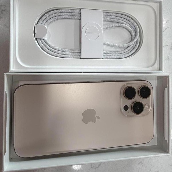 Apple iPhone 16 Pro Max - Unlocked, 256 GB, Desert, A3084