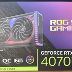 Used Asus GeForce RTX 4070 Ti - ROG STRIX OC, ROG-STRIX-RTX4070TI-O12G-GAMING