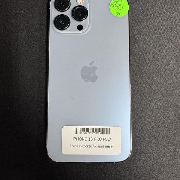 Apple iPhone 13 Pro Max - Unlocked, 256 GB, Sierra Blue, A2484