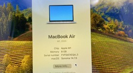 Fair
													MacBook Air 2020 - 13" - Apple M1, Gray, 128 GB, 8 GB, photo 2 of 16