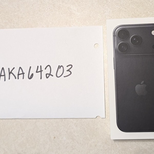 Apple iPhone 18 Pro - Unlocked, 256 GB, Black, a3472