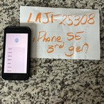Good Apple iPhone SE 3rd Gen 2022 - Unlocked, 64 GB, Midnight, A2595