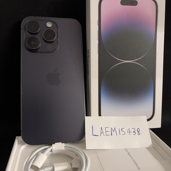 Apple iPhone 14 Pro - Unlocked, 128 GB, Purple, A2650