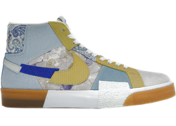 Nike SB Zoom Blazer Mid Premium Floral Paisley Boarder Blue for sale