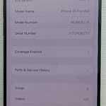 Good Apple iPhone 15 Pro Max - Unlocked, 256 GB, Black, A2849