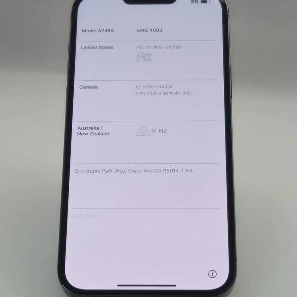 Apple iPhone 13 Pro Max - Unlocked, 128 GB, Graphite, A2484