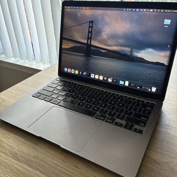 MacBook Air 2020 - 13 inch - 256 GB, Silver, 16 GB, Apple M1
