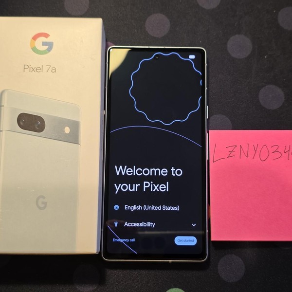 Google Pixel 7a - Unlocked, 128 GB, Sea, 8 GB, GWKK3