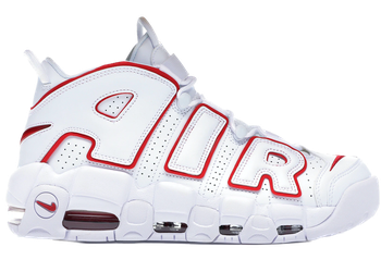 Nike Air More Uptempo White Varsity Red Outline (2018/2021) for sale
