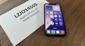 Good
													Apple iPhone 12 - Unlocked, Black, 64 GB, A2172, photo 1 of 4