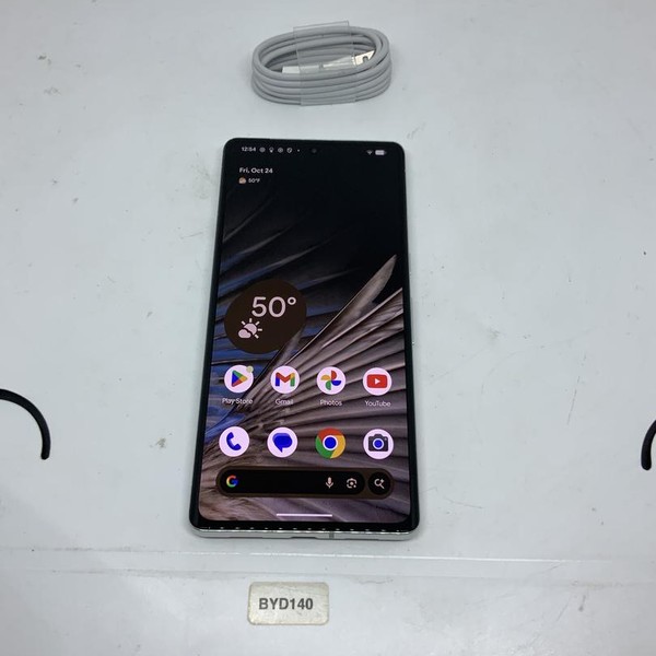 Google Pixel 7 Pro - Unlocked, 128 GB, Snow, 12 GB, GE2AE