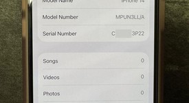 Good
													Apple iPhone 14 - Unlocked, Starlight, 128 GB, A2649, photo 5 of 8