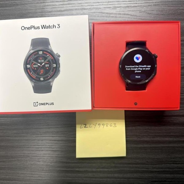 OnePlus Watch 3 - Obsidian Titanium, 46mm