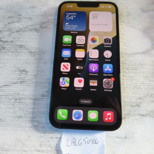 Apple iPhone 16e - AT&T, 128 GB, Black, A3212