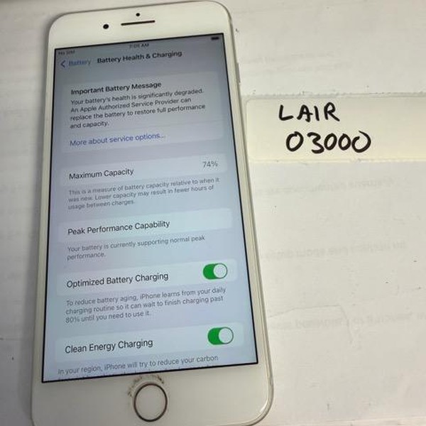 Apple iPhone 8 Plus - Unlocked, 64 GB, Silver, A1864