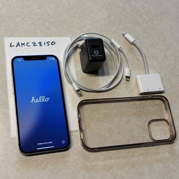 Apple iPhone 12 - Unlocked, 64 GB, Purple, A2172