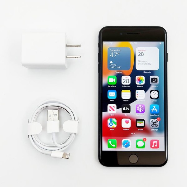 Apple iPhone 7 Plus - Unlocked, 256 GB, Jet Black, A1661