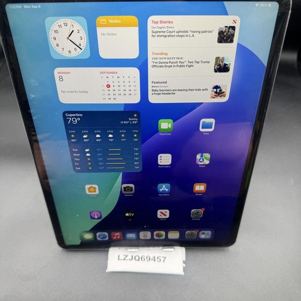 Apple iPad Pro 12.9 inch 4th Gen 2020 - Wi-Fi, 128 GB, Gray, A2229