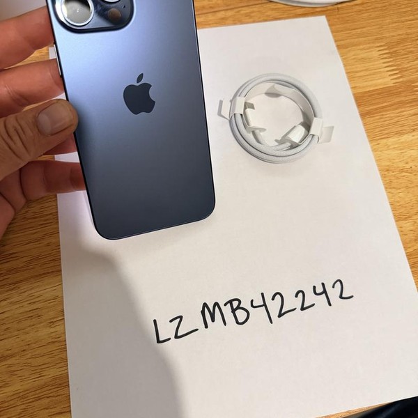 Apple iPhone 15 Pro Max - Unlocked, 256 GB, Blue, A2849