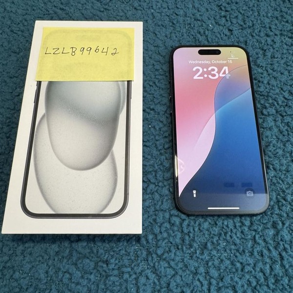 Apple iPhone 15 - Verizon, 128 GB, Black, A2846