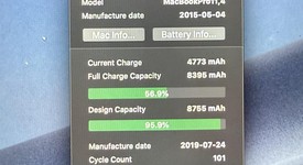 Good
													MacBook Pro 2015 (Retina) - 15" - Silver, 256 GB, 16 GB, photo 4 of 7