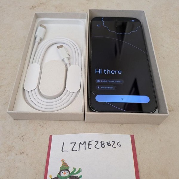 Google Pixel 9 Pro - Unlocked, 128 GB, Obsidian, 16 GB, GR83Y