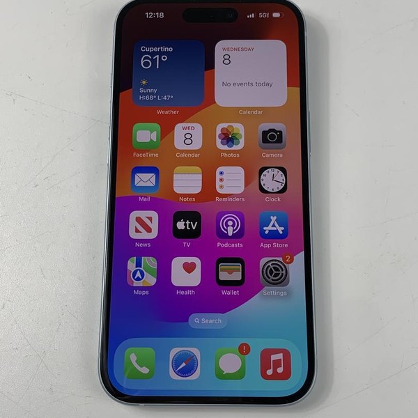 Apple iPhone 15 - Unlocked, 128 GB, Blue, A2846