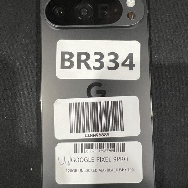 Google Pixel 9 Pro - Unlocked, 128 GB, Obsidian, 16 GB, GR83Y
