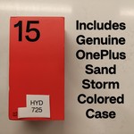 New OnePlus 15 - Unlocked Non-US, 256 GB, Sand Storm, 12 GB