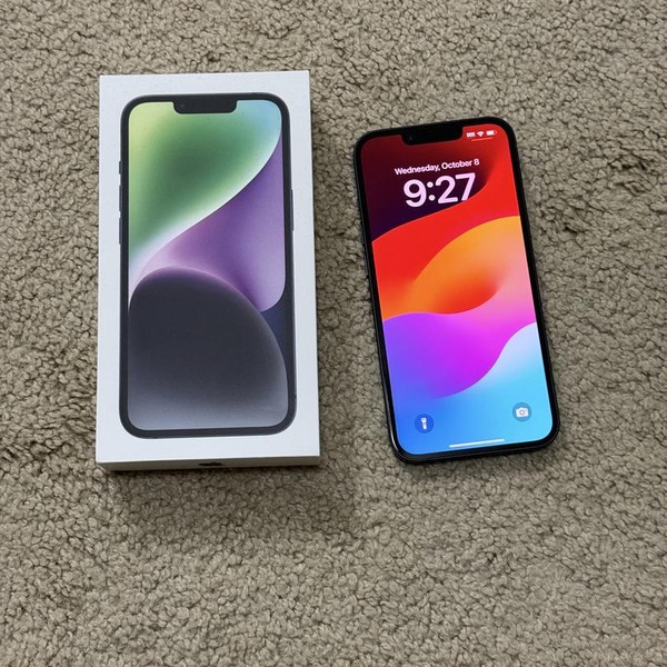Apple iPhone 14 - Metro by T-Mobile, 128 GB, Midnight, A2649