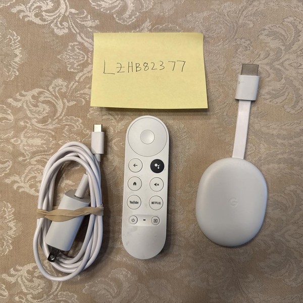 Chromecast with Google TV (4K) - Snow, 4K