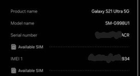 Good
													Samsung Galaxy S21 Ultra 5G - Unlocked, Black, 256 GB, 12 GB, SM-G998U1, photo 5 of 11