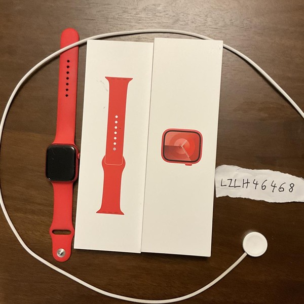 Apple Watch Series 9 45mm - Verizon, Red, A2984 - Cellular, Aluminum