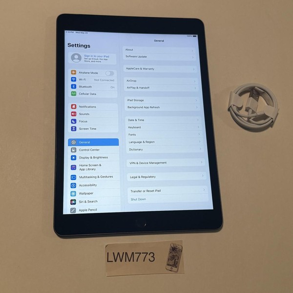 Apple iPad (9th Gen) - Unlocked, 64 GB, Gray, A2603