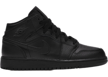 Jordan 1 Mid Black (GS) for sale
