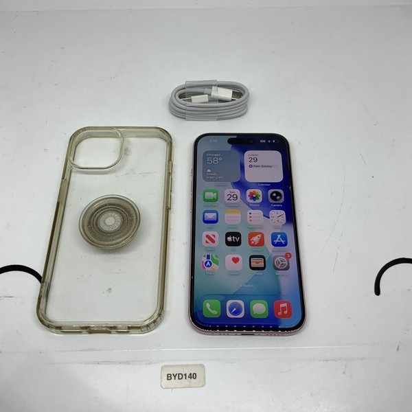 Apple iPhone 15 - Unlocked, 128 GB, Pink, A2846