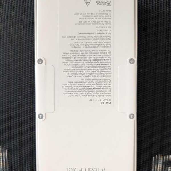 Google Pixel 8a - Unlocked, 128 GB, Porcelain, 8 GB, GKV4X, Sub-6 5G