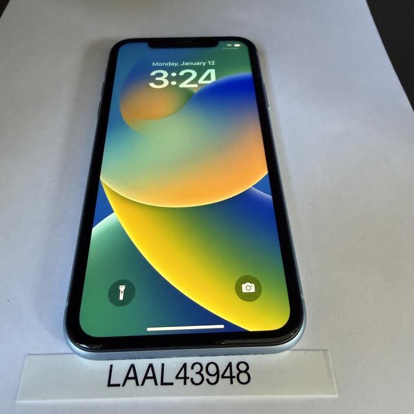 Apple iPhone Xr - Unlocked, 128 GB, Blue, A1984