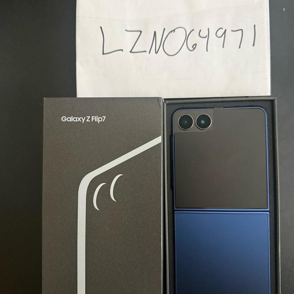Samsung Galaxy Z Flip7 - Spectrum, Blue Shadow, 256 GB, 12 GB, SM-F766U