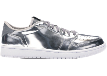 Jordan 1 Retro Low Pinnacle Metallic Silver for sale